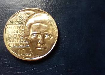 Stare monety 10 złotych 1967 Skłodowska Polska