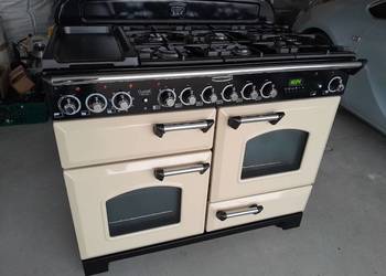 Piękna kuchnia gazowo-elektryczna Falcon Classic Deluxe 110 kremowa