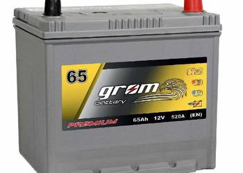 Akumulator GROM Premium 65Ah 520A EN Japan PRAWY PLUS DTR
