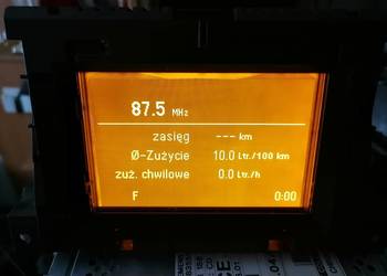 Wyświetlacz GID Opel Astra H Zafira B 3 Liniowy WYLOGOWANY