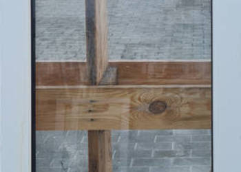 OKNA KacprzaK Witryna 48X131 FIX Używany PCV Plastikowy