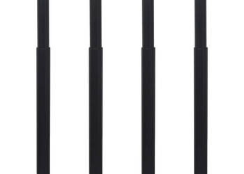 Teleskopowe nogi do stołu 4 szt. czarne 710-1100 mm WM-3051488