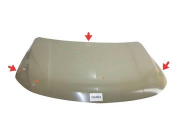 Mitsubishi L200 V Triton 2016-2019 Maska pokrywa silnika przód