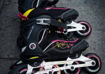 ROLKI DAMSKIE 84MM ABEC-7 - Anatomical Cuff - Alu Chassis - rozm 38
