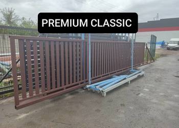 Brama przesuwna palisada pion 6m PREMIUM CLASSIC, ocynk ogniowy+RAL, inne