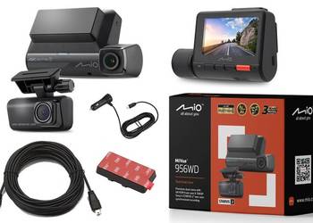 WIDEOREJESTRATOR MIO MIVUE 956WD Dual PRZÓD + TYŁ 4K HDR