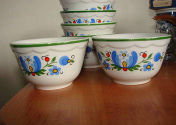 Lubiana wzór kaszubski miseczka PRL