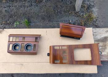 Drewno nawiewu popielniczka panel lewarka zebrano Mercedes w124