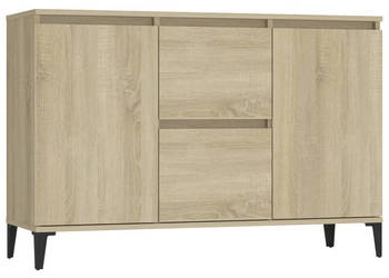 Szafka dąb sonoma 104x35x70 cm materiał drewnopochodny WM-806115