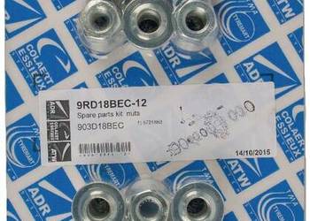 Zestaw nakrętek śruby koła M18x1.5 9RD18BEC12