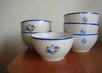 Lubiana wzór kaszubski miseczka PRL