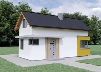 Projekt domu ZG70 - na zgłoszenie z poddaszem