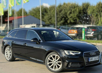 Audi A4 Avant 2.0 TDI / 150KM FULL LED PEŁEN S-LINE ! Automat Ambient Półs…