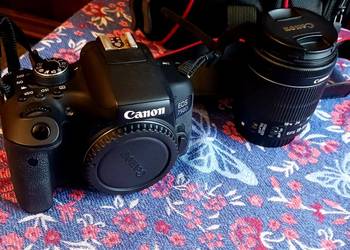 Aparat Canon EOS 750D + obiektyw EFS 18-55 MM