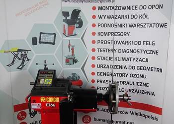 Włoska wyważarka do kół ciężarowych/TIR Corghi ET 66 MOT + winda, akcesoria