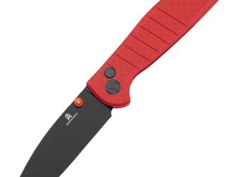 Nóż składany Bestechman Goodboy Red G10, Black PVD D2 by Keanu Alfaro (BMK…