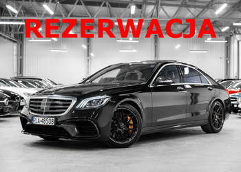 Mercedes S 63 AMG 4Matic+ Long 612KM. Burmester High-End. Pakiet AMG Karbo…