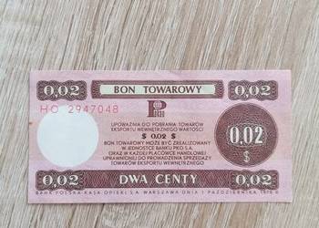 Bon Towarowy PRL rok 1979