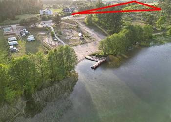 Działka budowlana nad jeziorem Lubowidz druga linia brzegowa