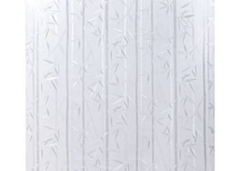 Folia okienna nieprzezroczysta wzór bambusa 45x500 cm PVC WM-155838