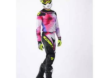 KENNY STRÓJ CROSS ENDURO CZARNO RÓŻOWY ROZMIARY
