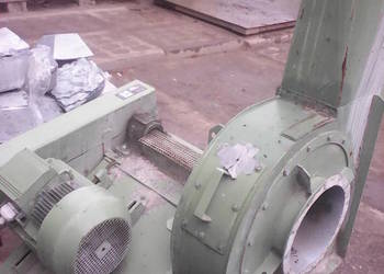 wentylator dmuchawa turbina wyciąg wyważanie nagrzewnica