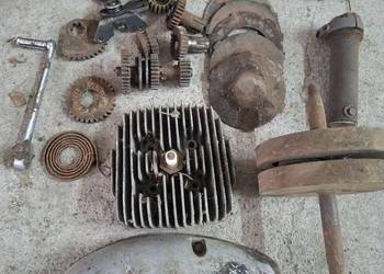 Części WSK 125, wał, skrzynia,  gaźnik