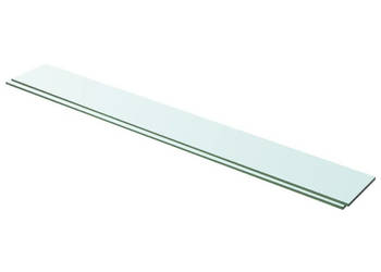 Półki 2 szt. panel z bezbarwnego szkła 100 x 12 cm WM-3051582
