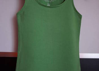 Bokserka h&m zielona xs 34 koszulka top
