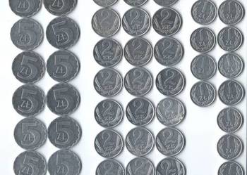 1 ZŁ 20szt. 2 ZŁ 32szt. 5 ZŁ 18szt. LATA 1989-1990 -70szt.