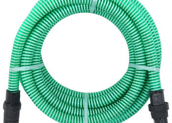 Wąż ssący z mosiężnymi złączami zielony 1" 7 m PVC WM-151071