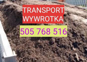 Piach,kruszywo,ziemia siana/ transport wywrotką 3t