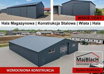 Garaż Blaszany Dwuspadowy| RAL| Ocynk|Drewnopodobny|Ocynk – Maj-BlacH