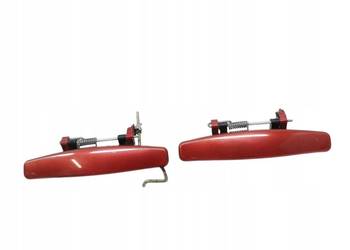 KLAMKA ZEWNĘTRZNA LEWA PRAWA PRZÓD KOMPLET  Dacia Sandero I (2008-2012)