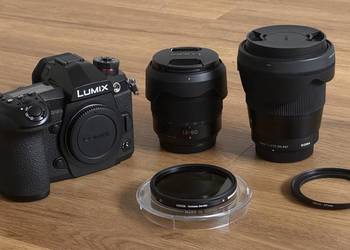 Aparat Lumix g9 + Sigma 16mm 1.4