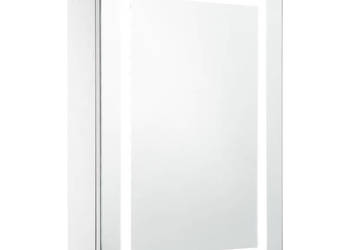 Szafka łazienkowa z lustrem i LED 50 x 13 x 70 cm WM-285116