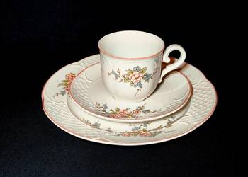 Zestaw kawowy trio Villeroy & Boch Rosette