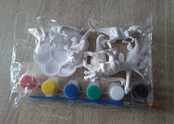 Zestaw 6 dinozaurów do pomalowania