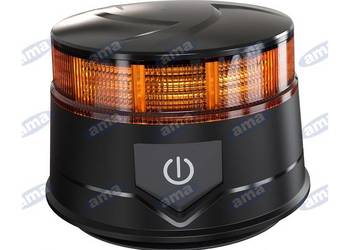 Lampa ostrzegawcza LED 12-24V akumulatorowa montowana na magnes 68080