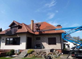 Malowanie dachów Mycie dachów, kostki, elewacji