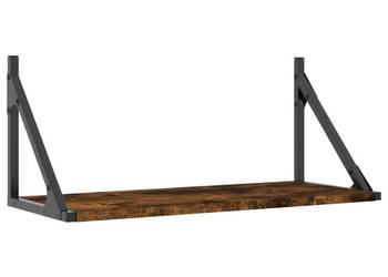 vidaXL Półki ścienne, 2 szt., przydymiony dąb(SKU:836335)