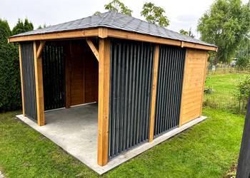 Altana ogrodowa 3m x 4m Altanka drewniana nowoczesna Domek - PRODUCENT