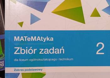 Matematyka zbiór zadań 2 podstawa używane podręczniki szkoln
