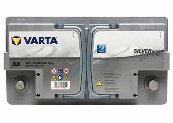 Akumulator 80Ah 800A VARTA Silver Dynamic A6  START&STOP AGM