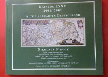 ( 3271 ) Katalog Stare Mapy Niemiec