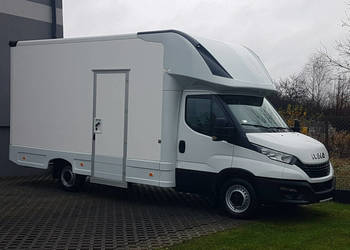 Iveco Daily KONTENER NISKOPODŁOGOWY 4,43x2,24x2,43 SKLEP BAR FOODTRUCK KAM…