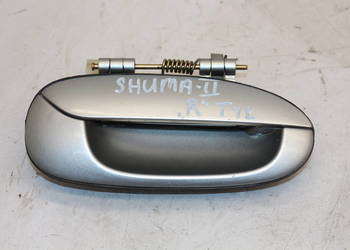 KIA SHUMA 2 01-05 KLAMKA ZEWNĘTRZNA PRAWA TYŁ SREBRNA LAK C5