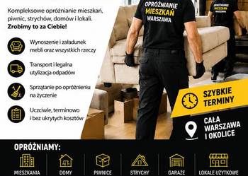 Kompleksowe opróżnianie mieszkań i Przeprowadzki od A do Z