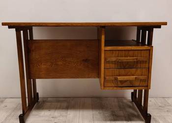 Biurko Mid century  italy design drewno lata 50-te