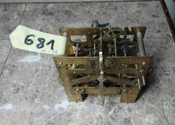 681 Mechanizm starego zegara ściennego Junghans W277 niekompletny